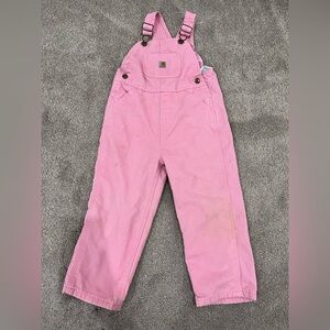 Carhartt Kids Bright Pink Winter Overalls